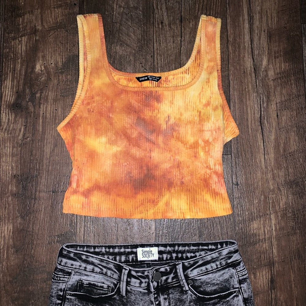 Yellow Tie Dye Tee